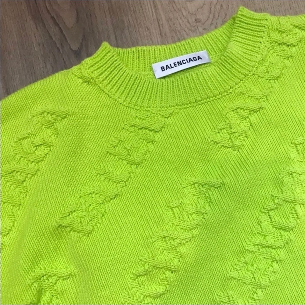 Balenciaga jacquard sweater